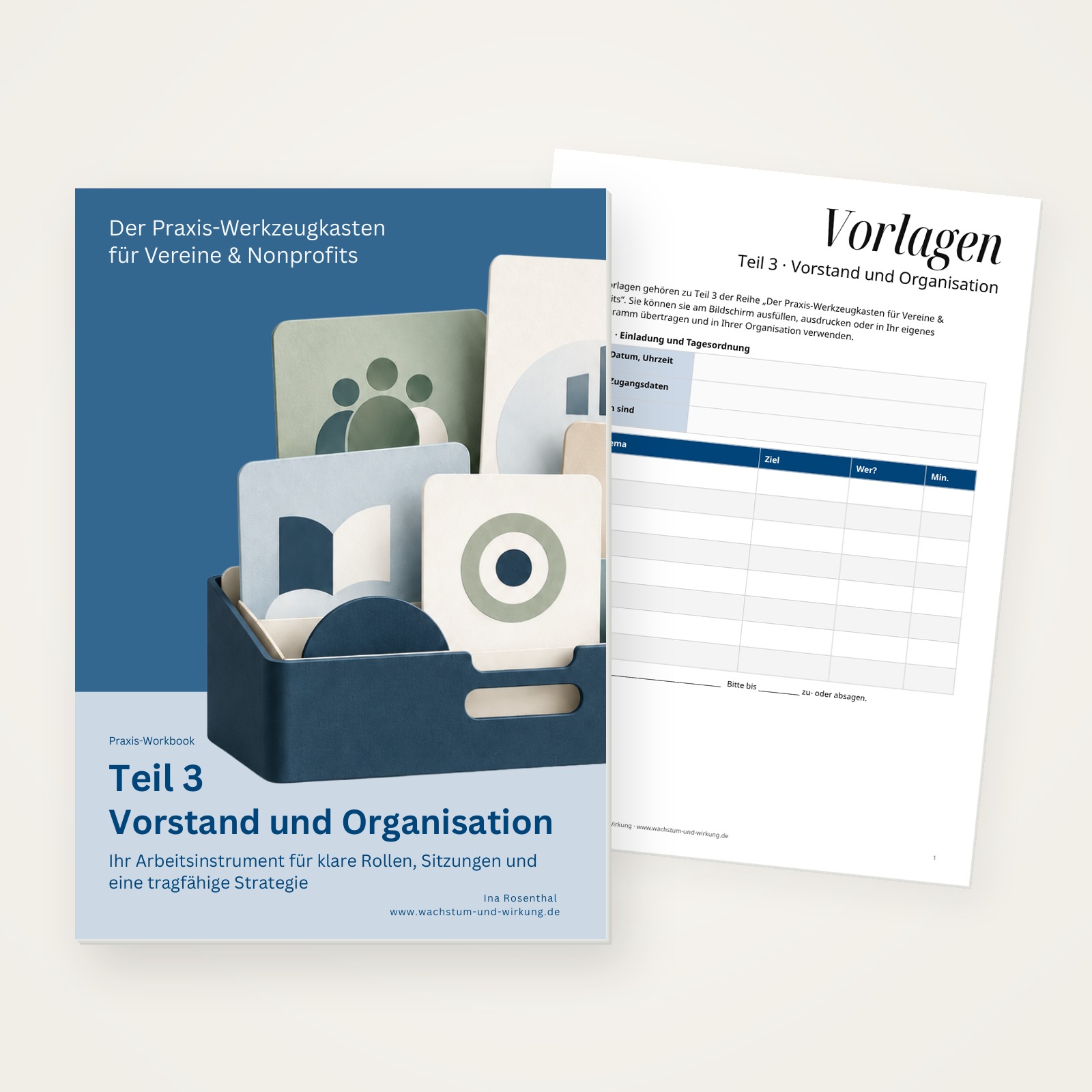 Workbook Vorstand und Organisation, Teil 2 der Reihe Der Praxis-Werkzeugkasten für Vereine & Nonprofits