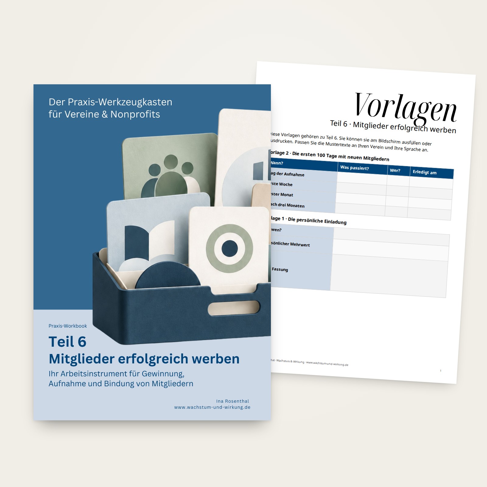Workbook Mitglieder erfolgreich werben, Teil 6 der Reihe Der Praxis-Werkzeugkasten für Vereine & Nonprofits