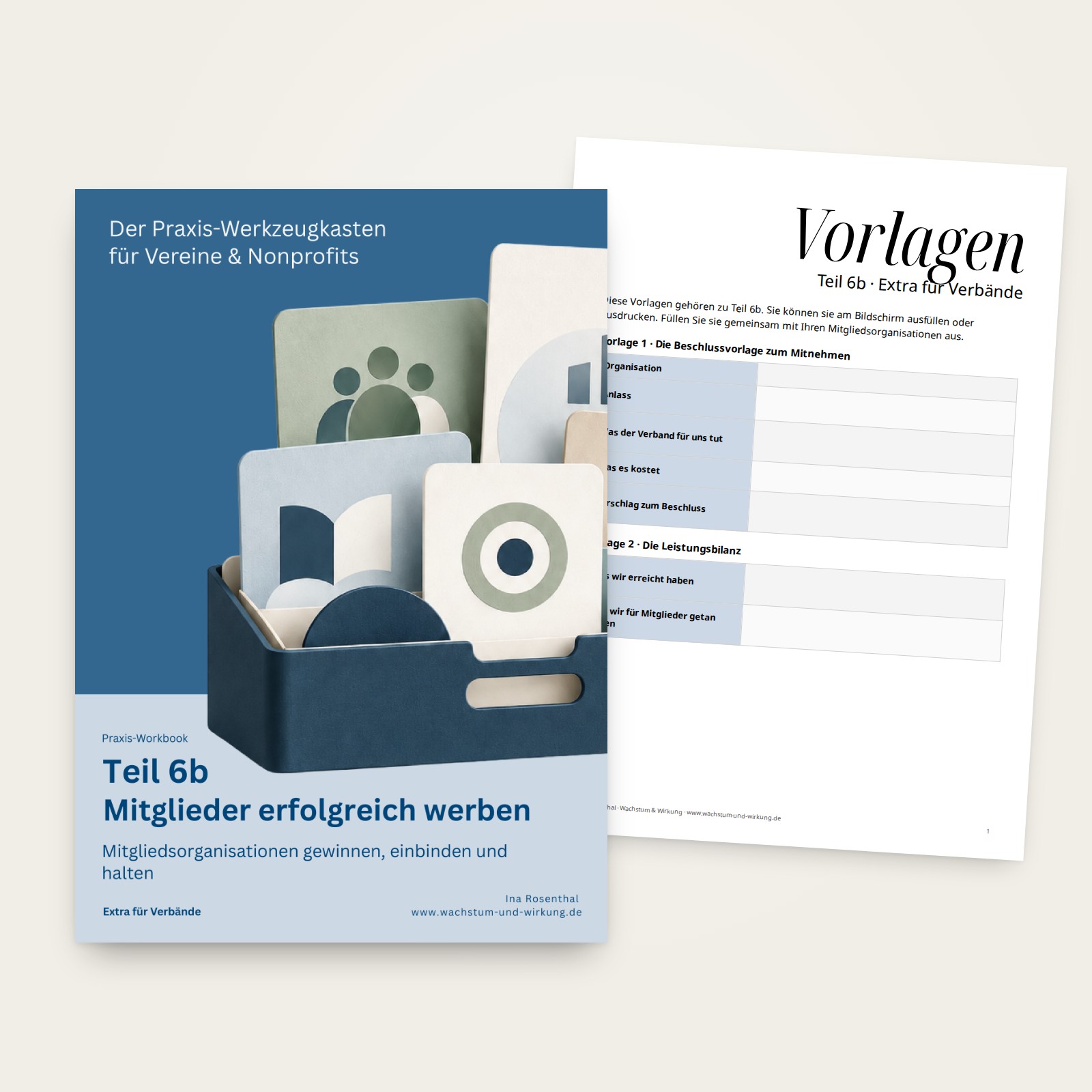 Workbook Mitglieder erfolgreich werben, Extra für Verbände, Teil 6b der Reihe Der Praxis-Werkzeugkasten für Vereine & Nonprofits